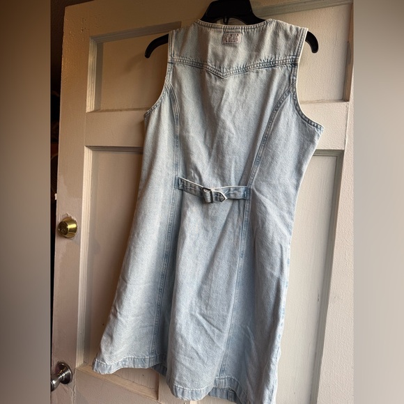 Levi's Light Blue Button-Down Mini Dress - Picture 8 of 11